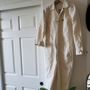 Lee Union-Alls coveralls in Ecru